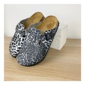 BIRKENSTOCK PAPILLO | Boston leopard classic black clogs 36 (5)